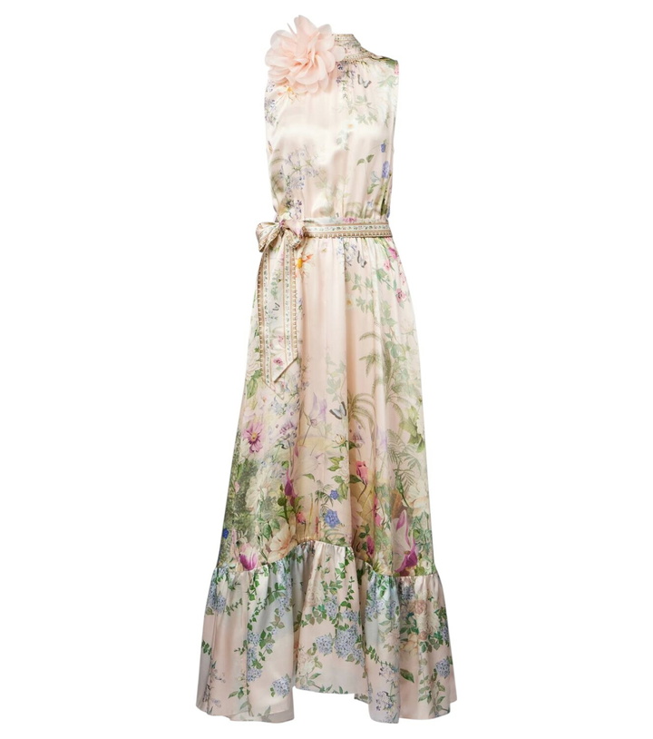 Photo: Camilla Crystal-embellished silk maxi dress