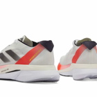 Adidas Men's Adizero Boston 12 M in Ftwr White/Aurora Met/Solar Red