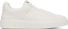 Balmain White B-Court Sneakers