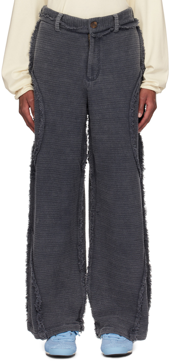 Isa Boulder SSENSE Exclusive Gray Swing Baggy Trousers