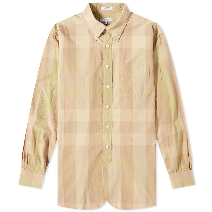 Photo: Engineered Garments Broad Check 19th Century Button Down Shi