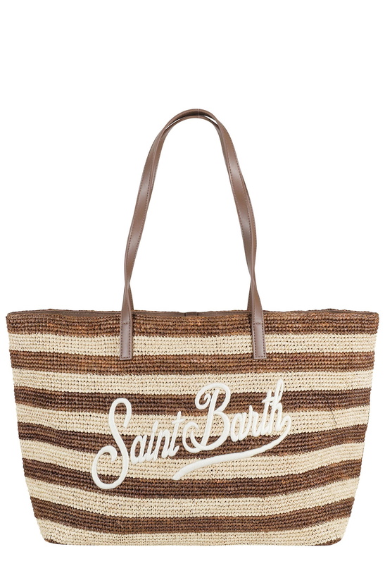 Photo: MC2 Saint Barth Shoulder Bag In Raffia