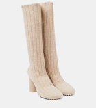 Bottega Veneta Atomic knitted knee-high sock boots