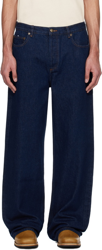 Photo: A.P.C. Navy Aaron Jeans