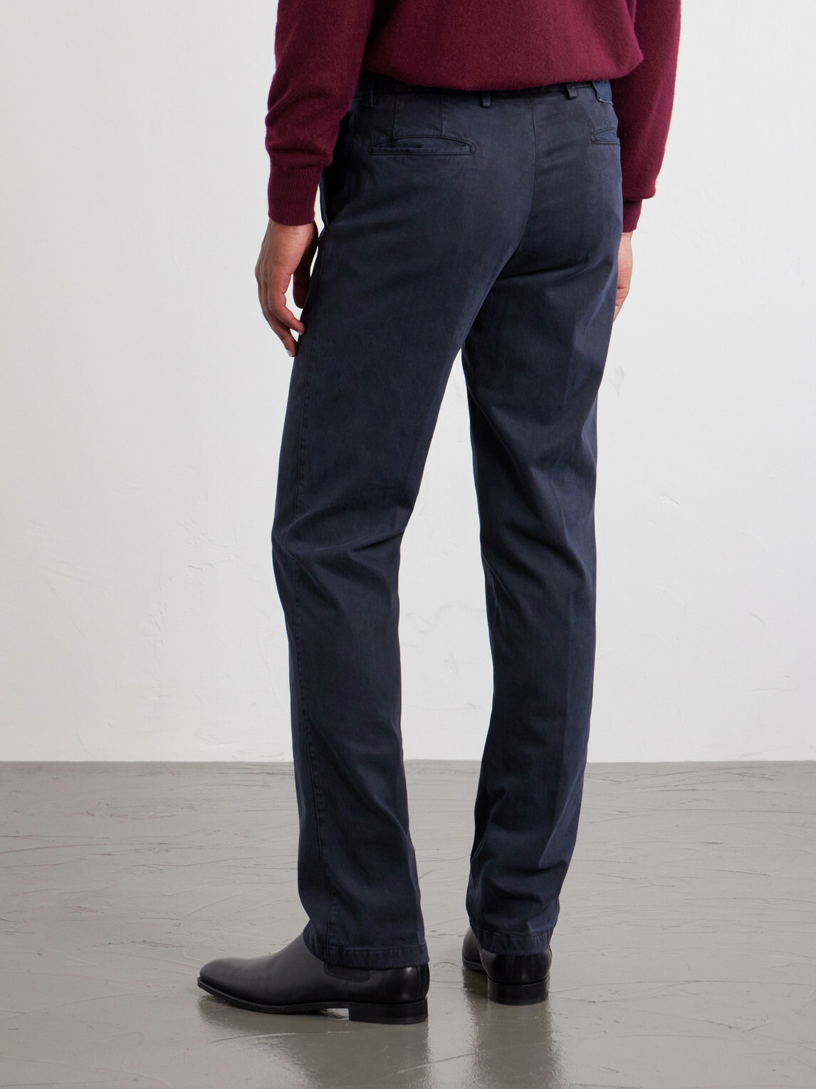 Kiton - Straight-Leg Lyocell-Blend Trousers - Blue