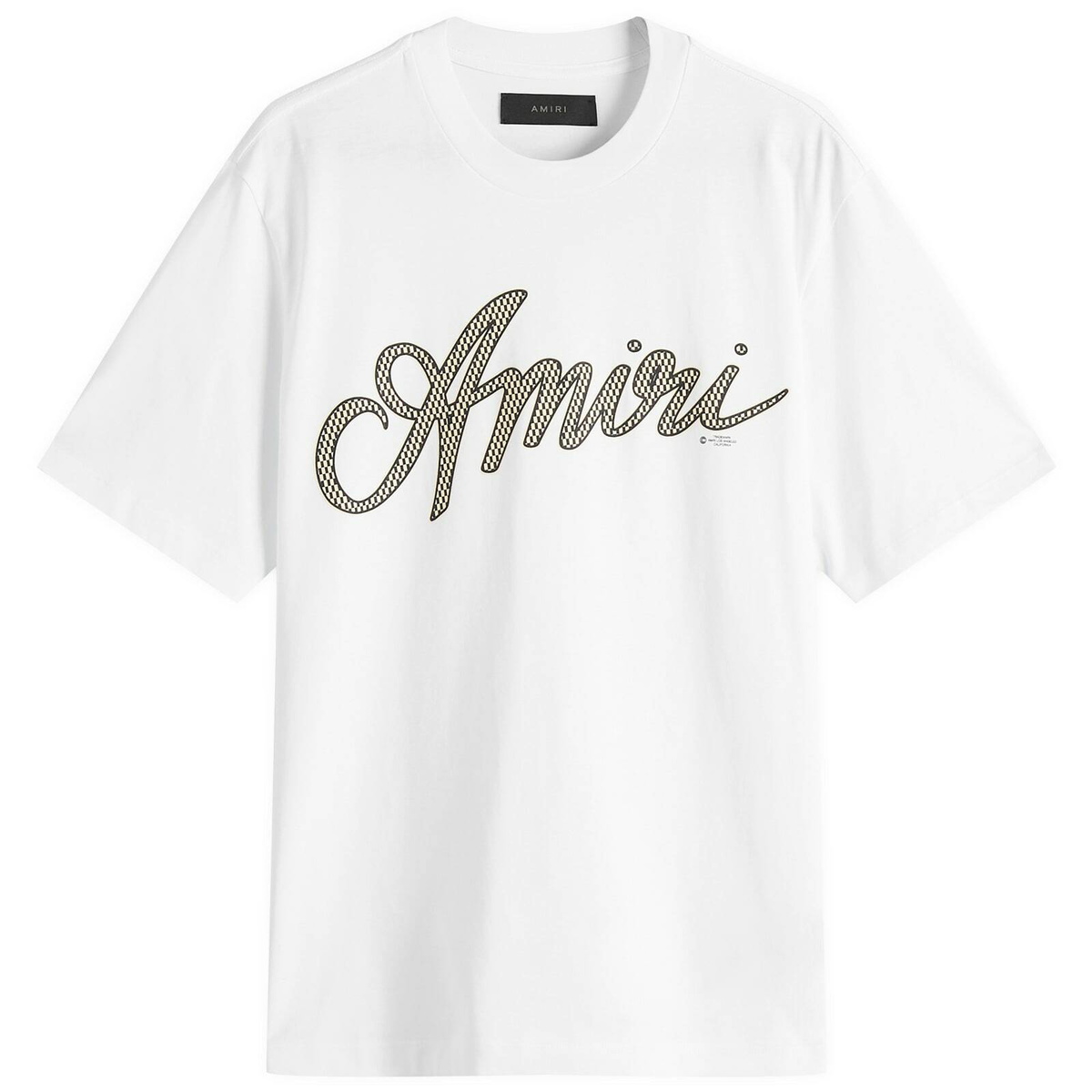 AMIRI ホワイト　Tシャツ　極美品 Amiri Logo-Print Cotton T-Shirt In White - 30% Off | Editorialist
