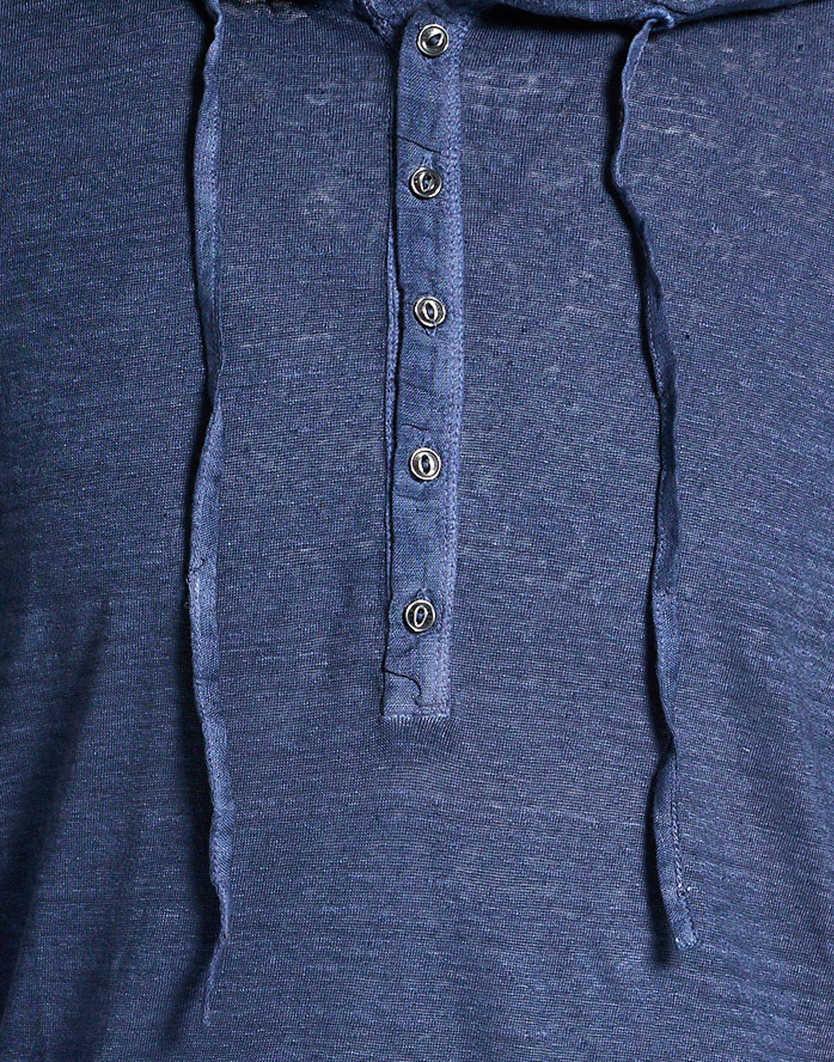 120% Lino Mens T-shirt in Navy