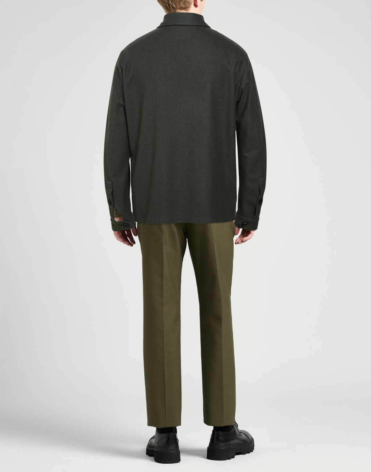 Drumohr Mens Jacket Dark in Green