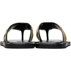 Burberry Beige Check Pavilion Sandals​