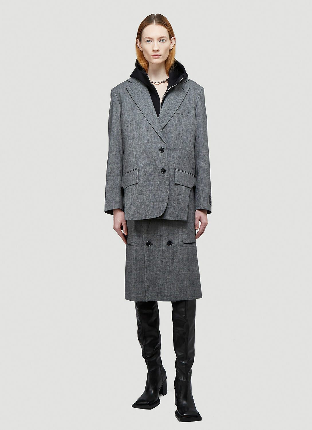 Vetements Tailored Pencil Skirt