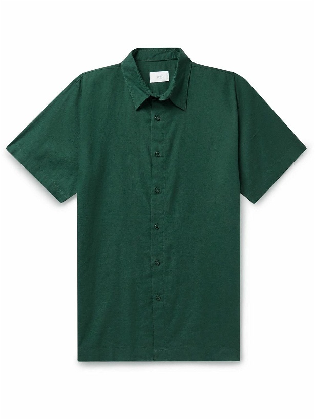 Photo: Onia - Stretch Linen-Blend Shirt - Green