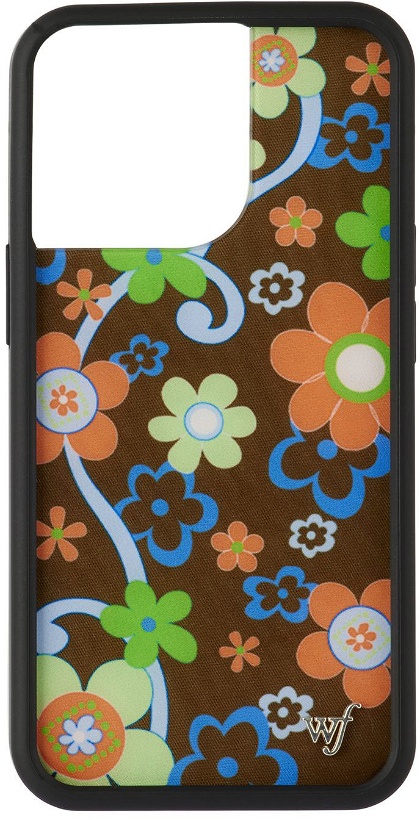 Photo: Wildflower Brown Far Out Floral iPhone 13 Pro Case