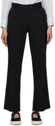 Ernest W. Baker Black Button Trousers