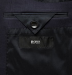 Hugo Boss - Huge/Genius Slim-Fit Nailhead Wool-Blend Suit Jacket - Blue