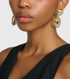 Jennifer Behr Jade embellished drop earrings
