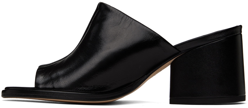 Aeyde Black Amanda Nappa Heeled Sandals
