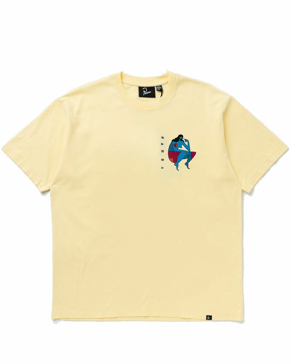 Photo: By Parra Down Under T Shirt Yellow - Mens - Shortsleeves