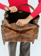 Coperni Snake Print Belt Cabas Bag