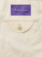 Ralph Lauren Purple label - Kent Slim-Fit Silk and Linen-Blend Blazer - Neutrals