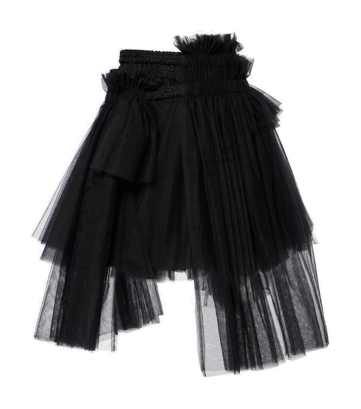 Photo: Noir Kei Ninomiya Mesh midi skirt