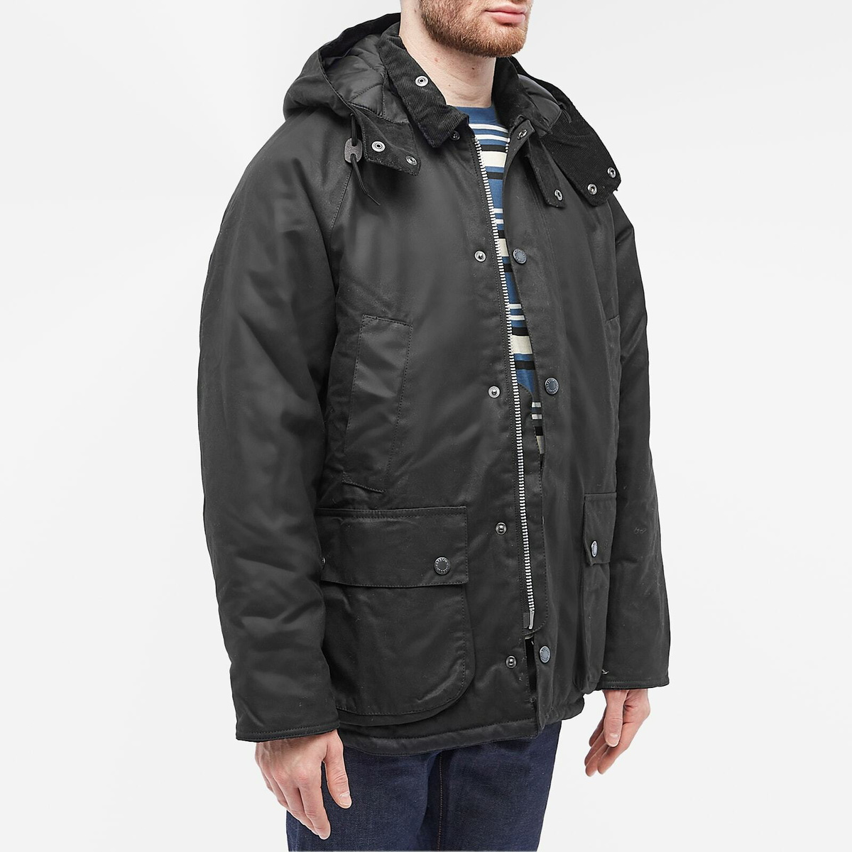 Barbour bedale hooded wax on sale jacket