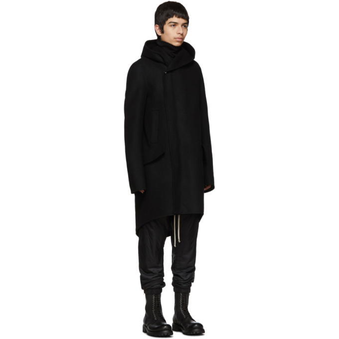 Rick Owens LEGASPI HOODED SLAB COAT | nate-hospital.com