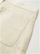 Auralee - Straight-Leg Cotton-Canvas Trousers - Neutrals