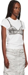 VAQUERA Off-White Bra T-shirt