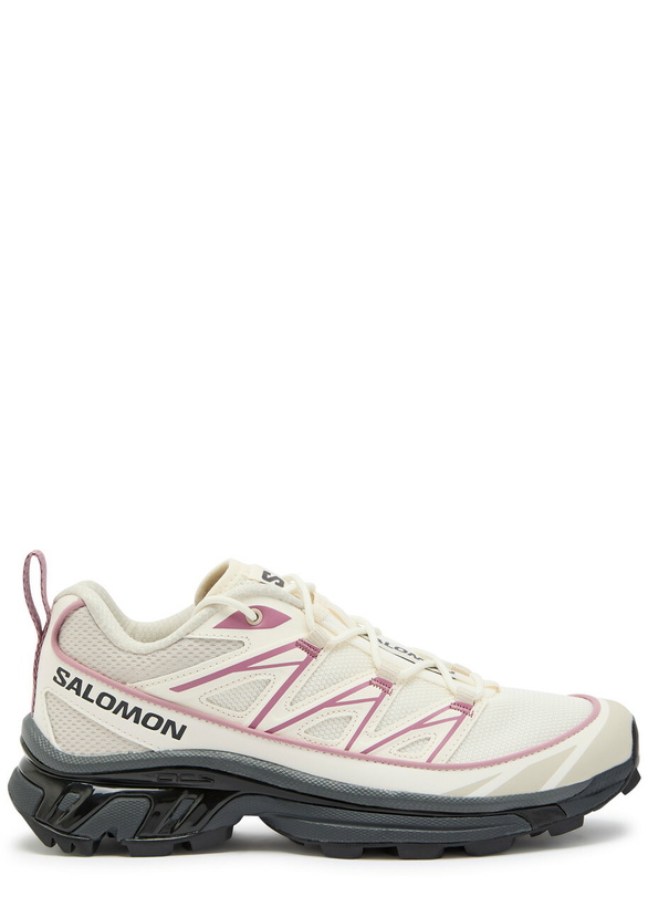 Photo: Salomon XT-6 Expanse Panelled Mesh Sneakers Cream