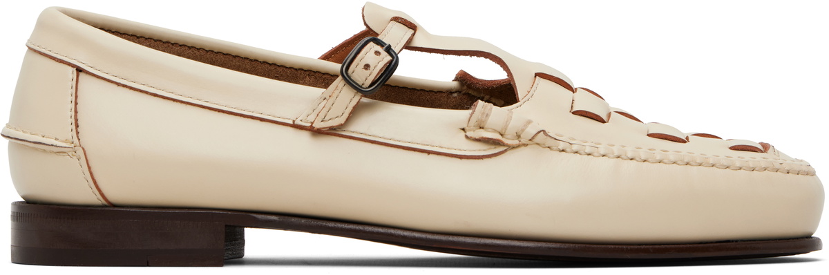 HEREU Off-White Maqueda Loafers