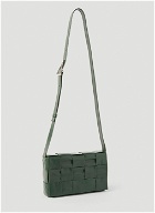 Bottega Veneta - Cassette Crossbody Bag in Dark Green