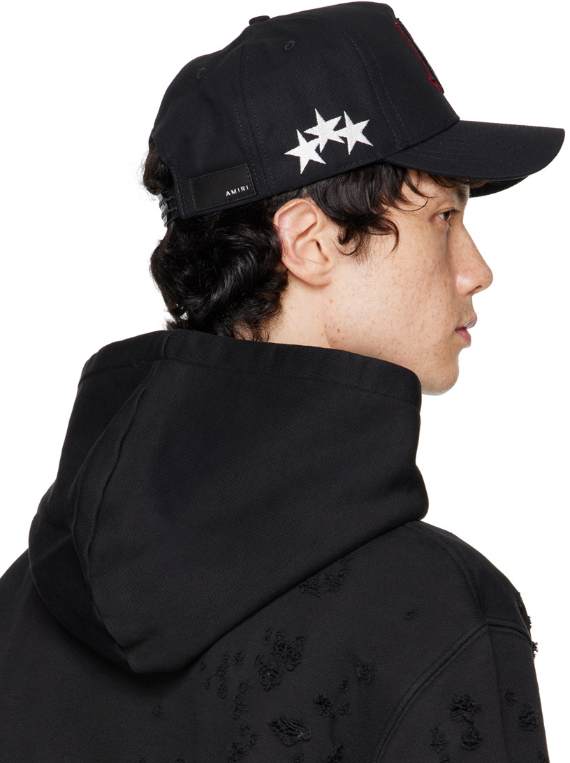 AMIRI(アミリ) -MA CRYSTAL CANVAS HAT キャップ | cherry