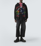Balenciaga Printed tie-dye cotton jersey T-shirt