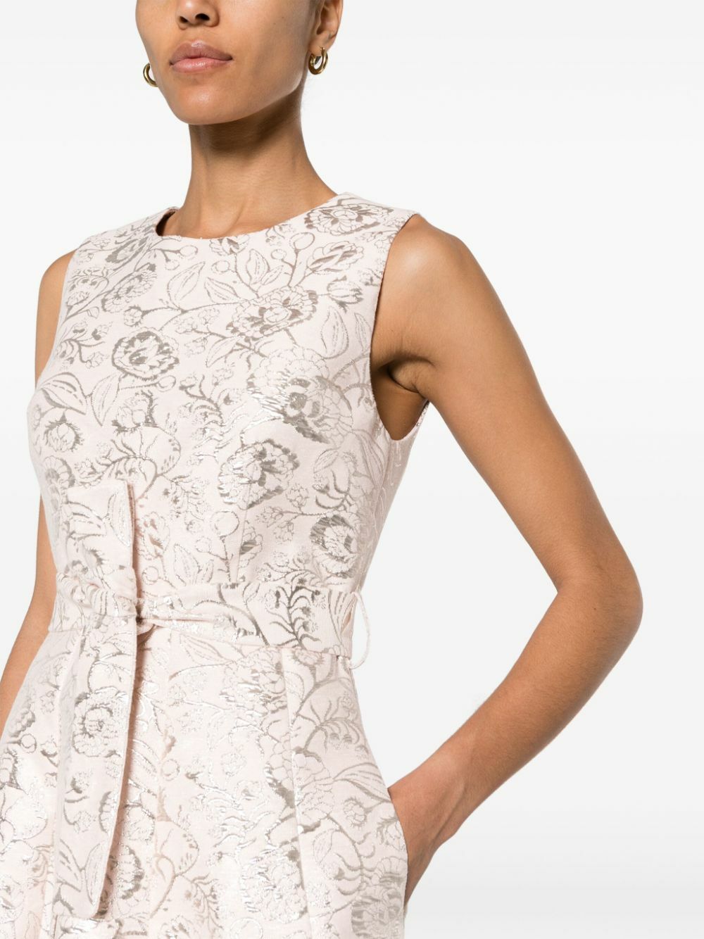 PAROSH - Lurex Jacquard Short Dress Parosh