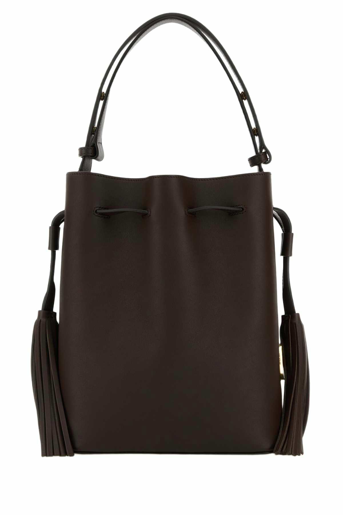 トートバッグ (VALENTINO)VLogo Locker Large fringed leather tote bag(SALE) VLogo Locker Large fringed leather tote bag in black