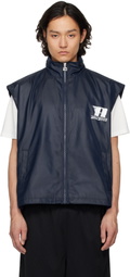 Alexander Wang Navy Oversize Canvas Vest