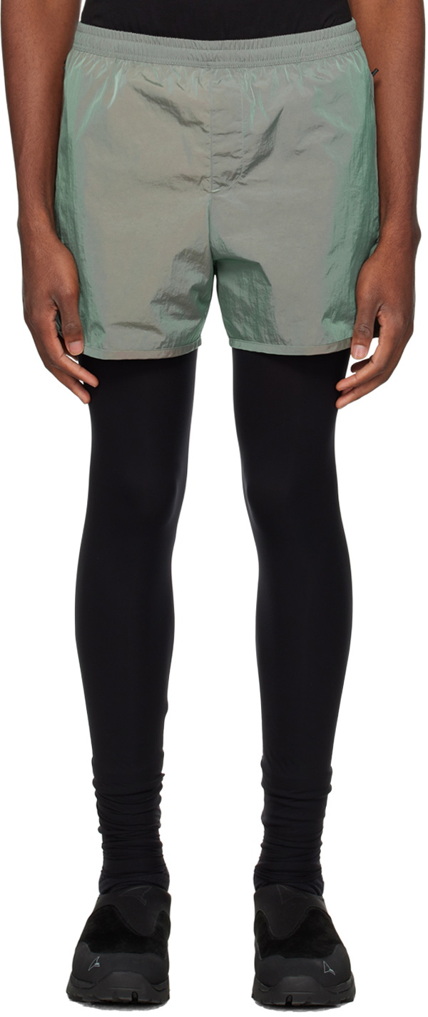 True Tribe Gray Layered Shorts