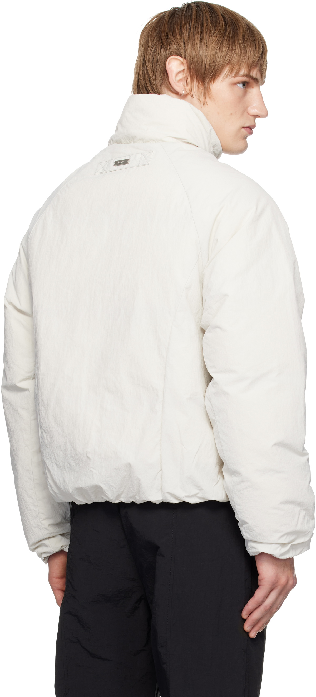 Izzue Off-White Taslan Down Jacket