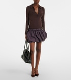The Attico Belted polo dress