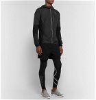 2XU - XVENT Shell and Mesh Hooded Jacket - Black