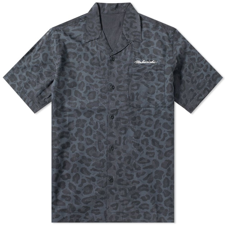 Photo: Maharishi Short Sleeve Leopard Camo Vaction Shirt Night