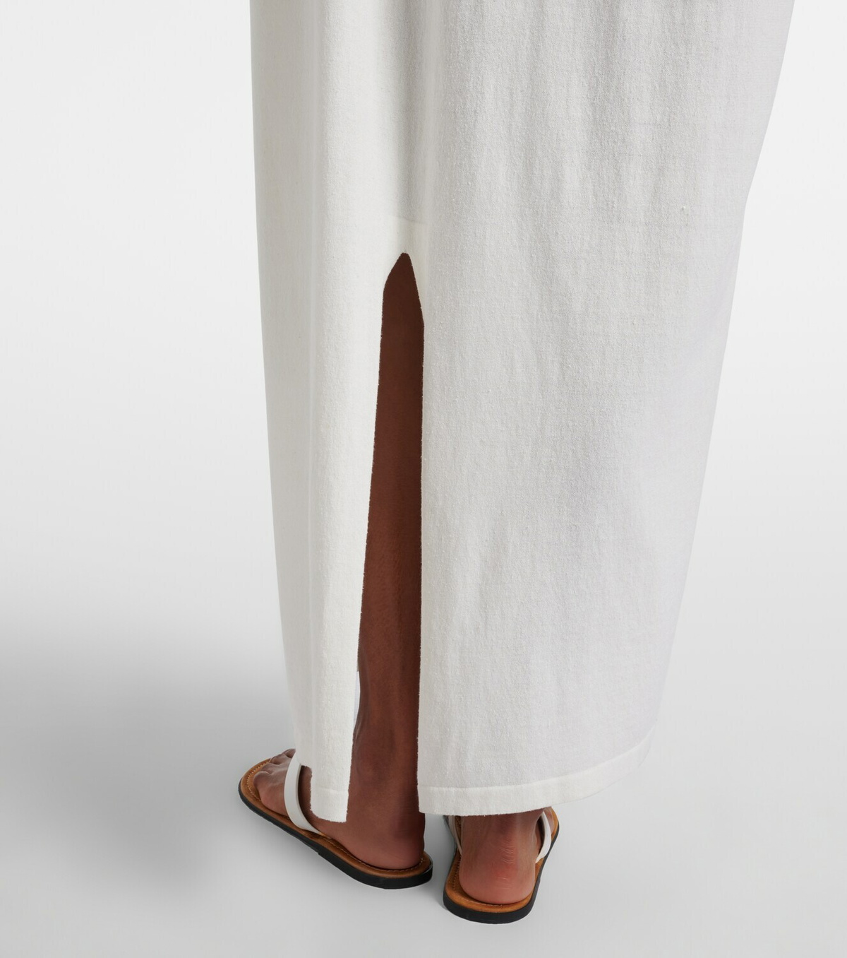 The Row Odet cotton and silk jersey maxi dress
