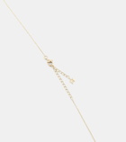 Mateo 14kt gold necklace with diamonds and pearls