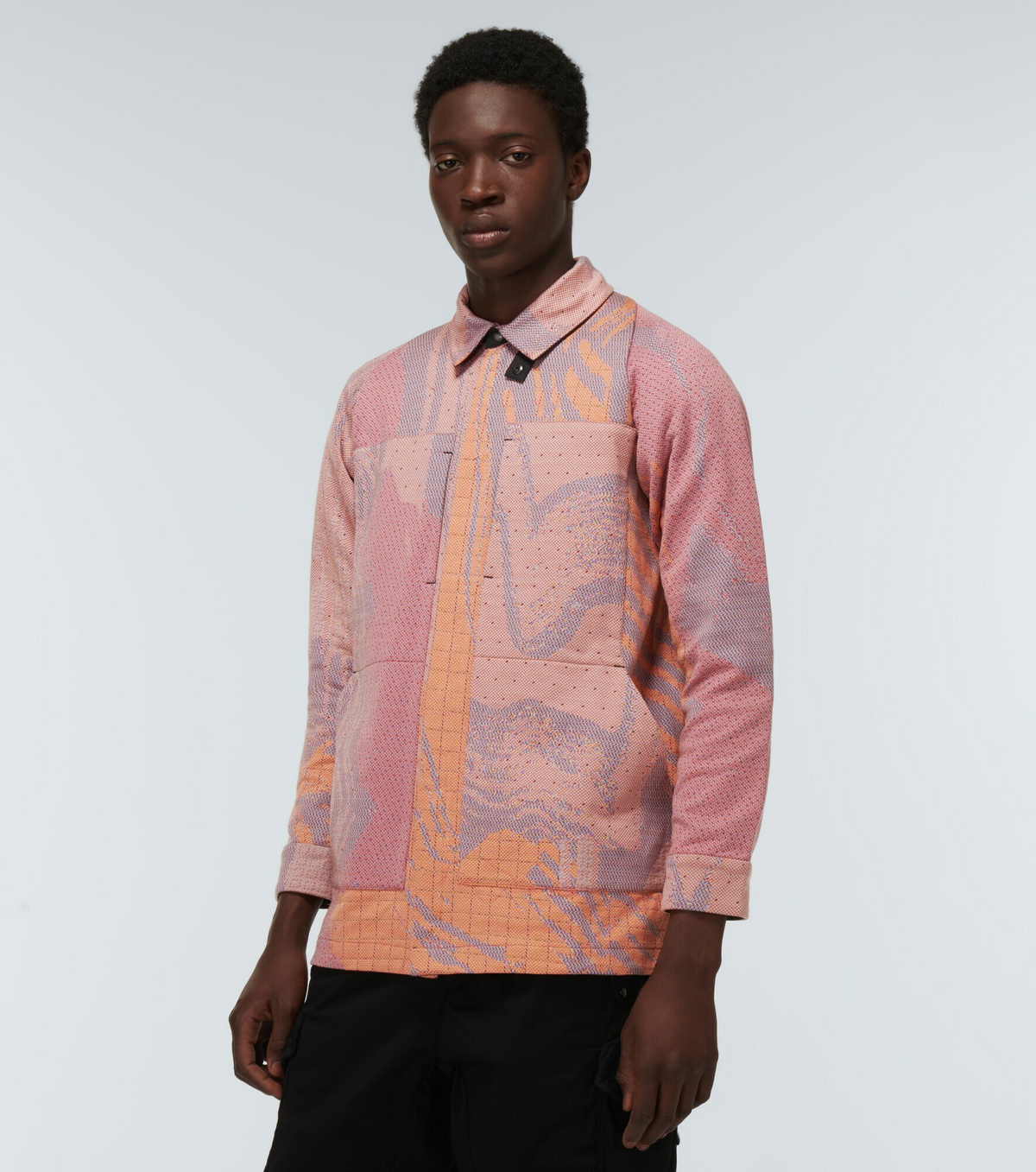 Byborre - Cotton-blend knit overshirt