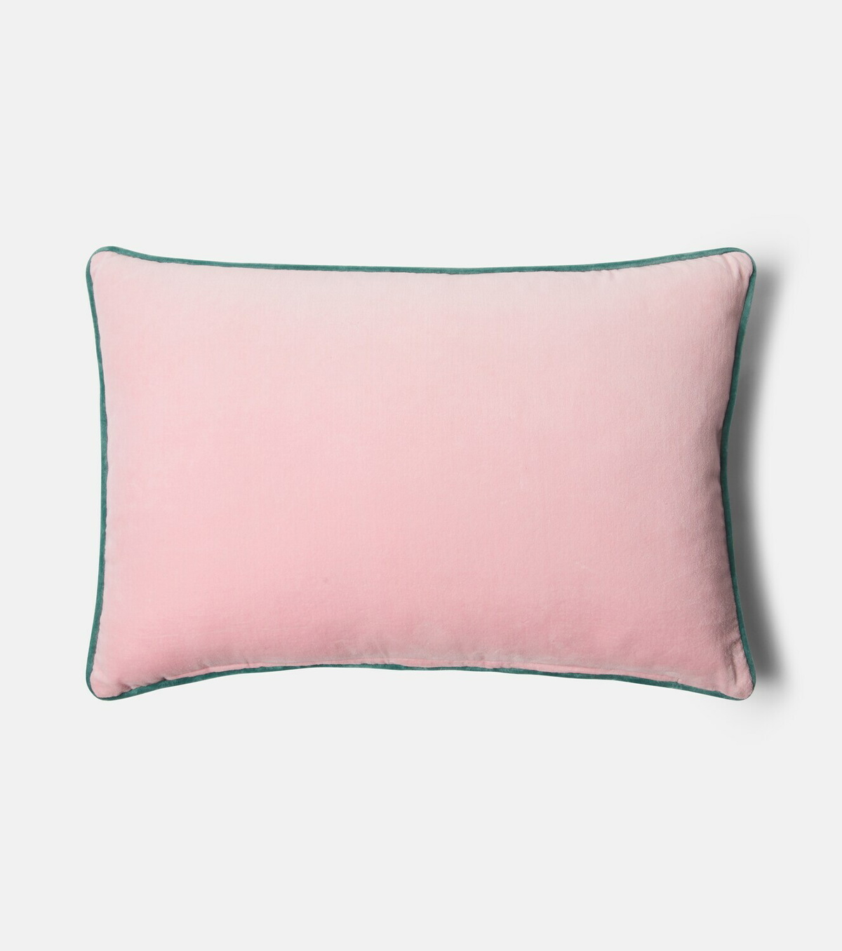 Les-Ottomans Embroidered cotton velvet cushion