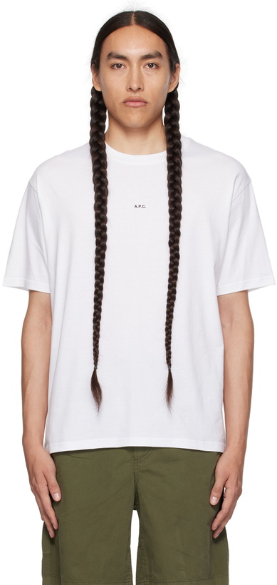 Photo: A.P.C. White Kyle T-Shirt