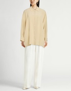 The Row Womens Shirt in Beige
