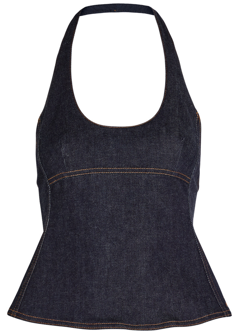 Jacquemus Le Haut De-nîmes Lavoir Denim top Navy