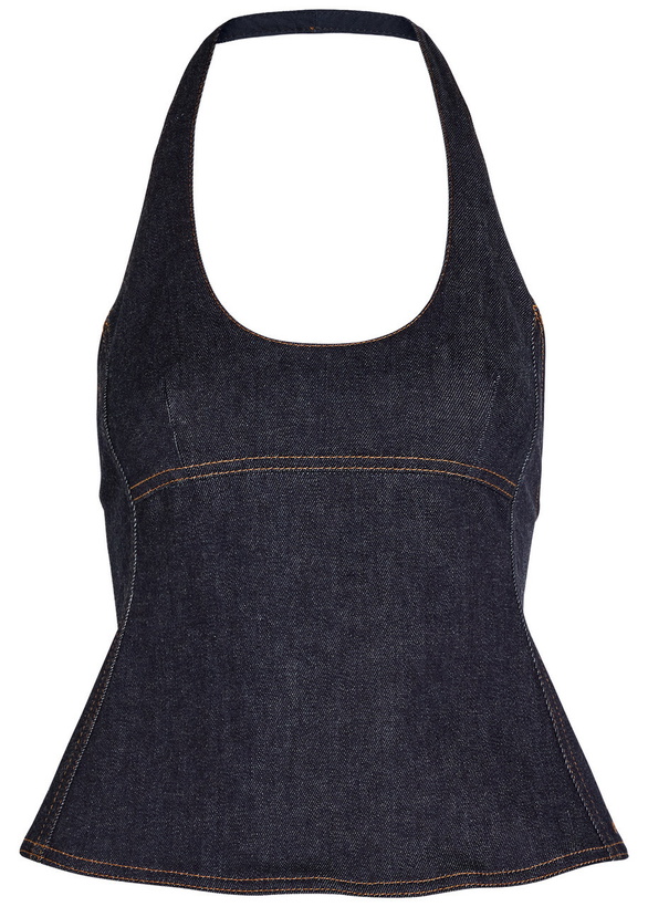 Photo: Jacquemus Le Haut De-nîmes Lavoir Denim top Navy