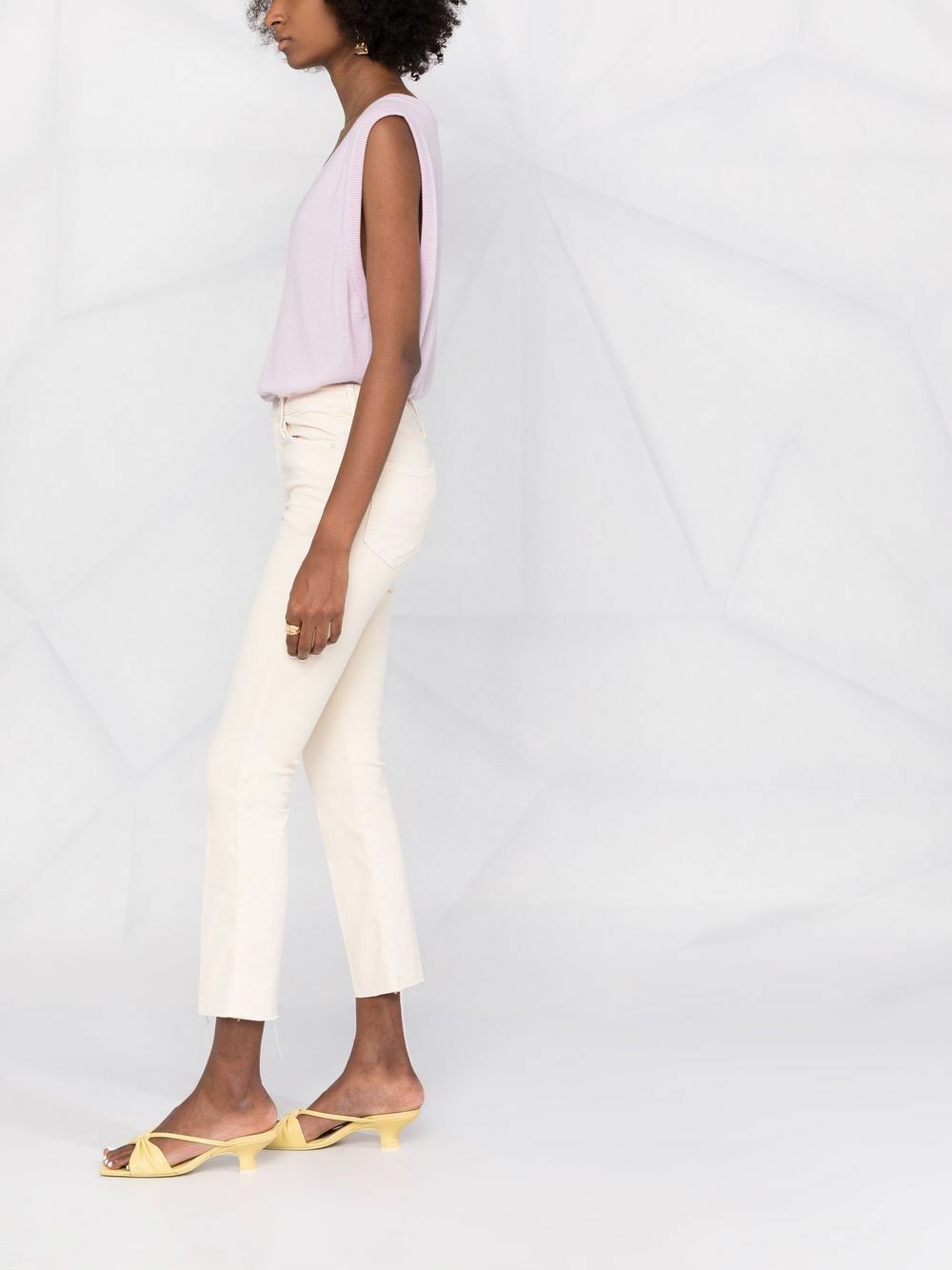 MOTHER Cropped Denim Jeans Mother